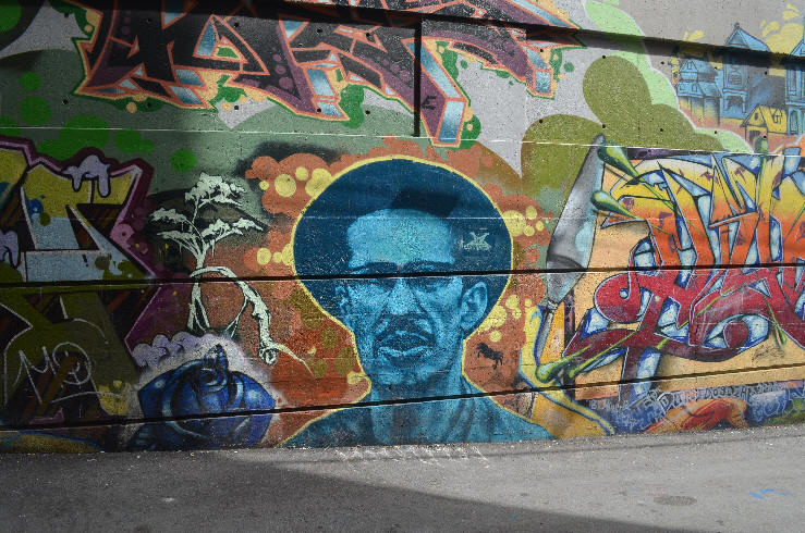 Unknown Blue Artist Grafitti