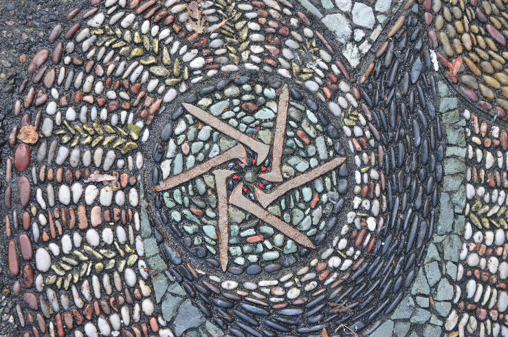 Dragon Mosaic Detail 2