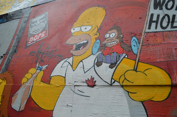 Homer Simpson Mural