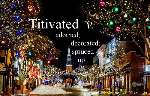 Graphic Definition of Titivated