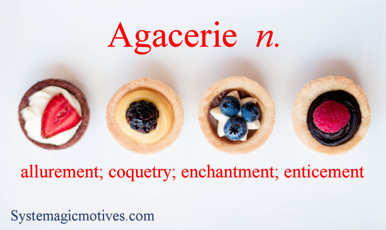 Graphic Definition of 'Agacerie'