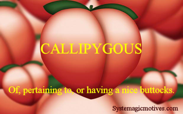 Graphic Definition of Callipygous