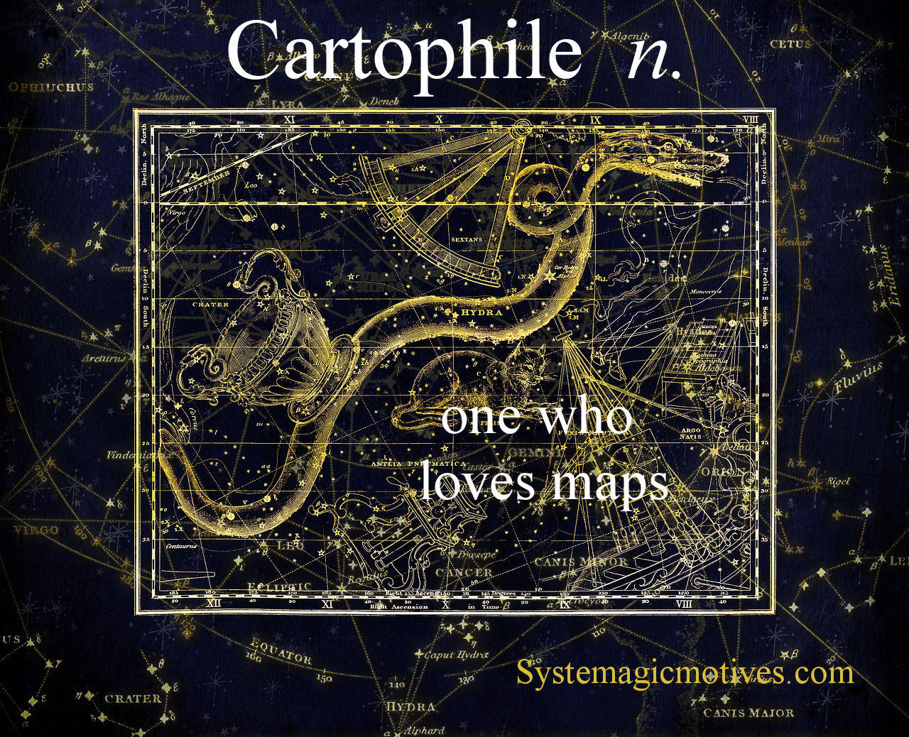 Graphic Definition of Cartophile