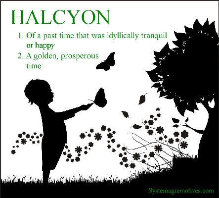 Graphic Definition of Halcyon