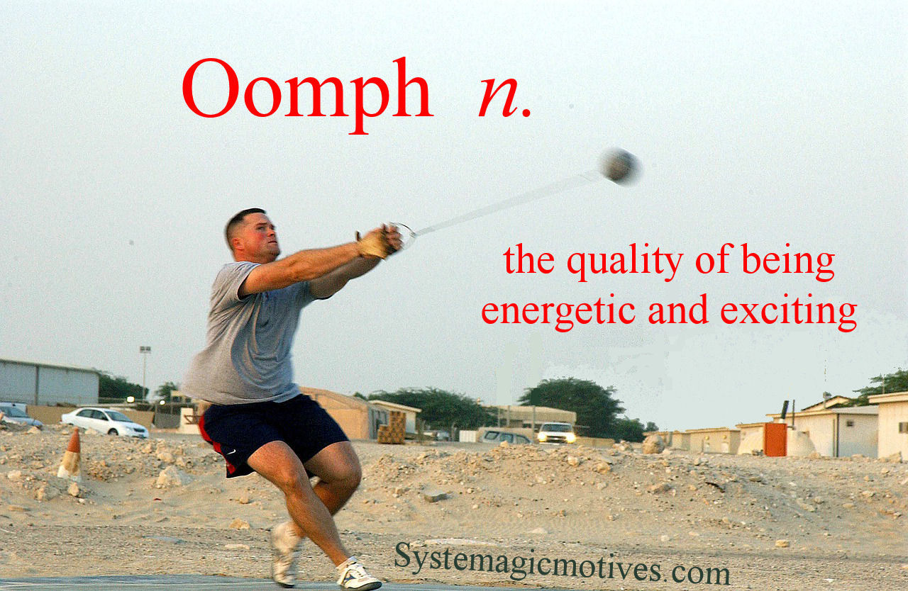 Graphic Definition of Oomph
