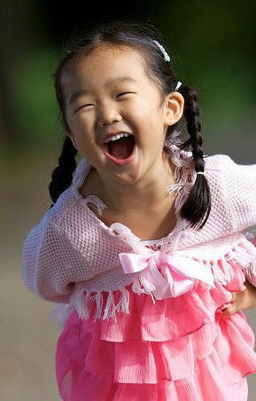 Laughing young girl