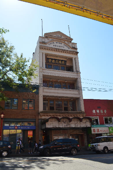 Chin Wing Chun Society Building Vancouver Chinatown