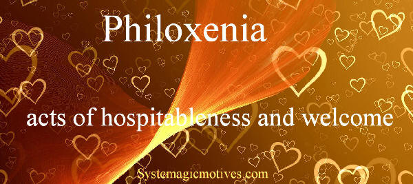 Graphic Definition of Philoxenia