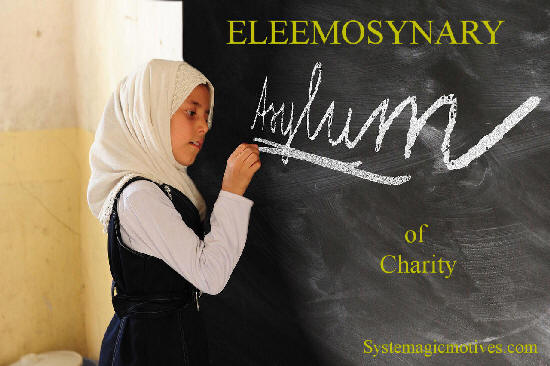 Graphic Definitionof Eleemosynary