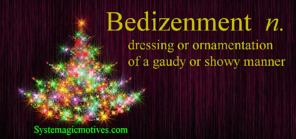 Graphic Definition of Bedizenment