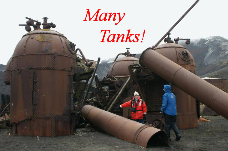 Many Large Boiler Tanks