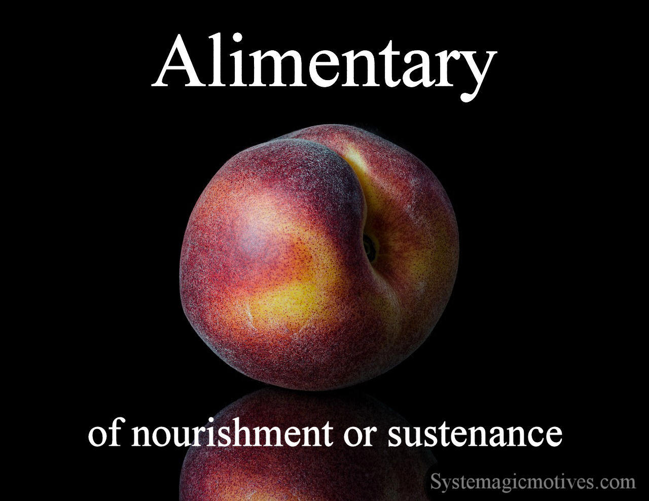 Graphic Definition of Alimental/Alimentary