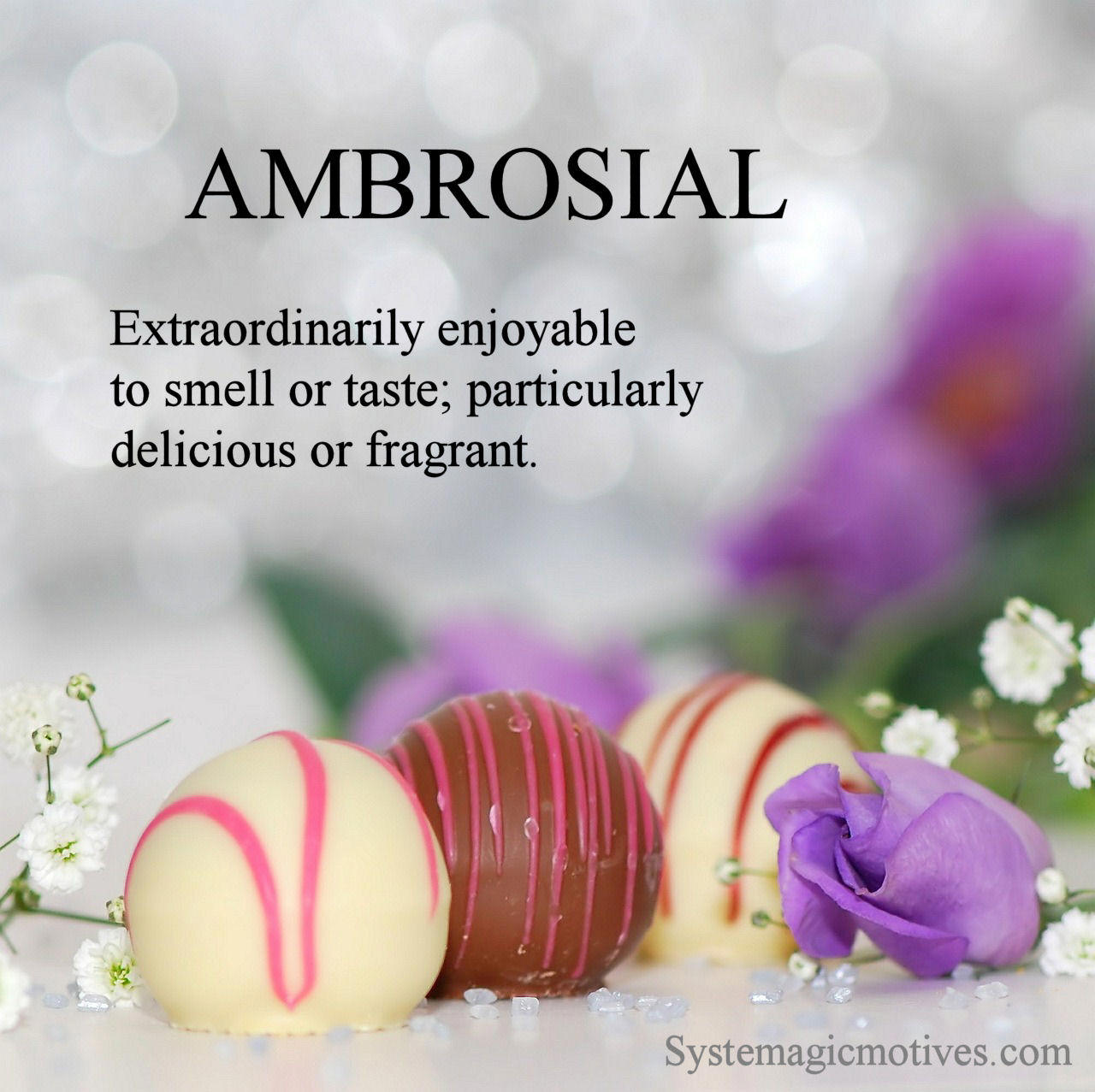 Graphic Definition of Ambrosial/Ambrosian