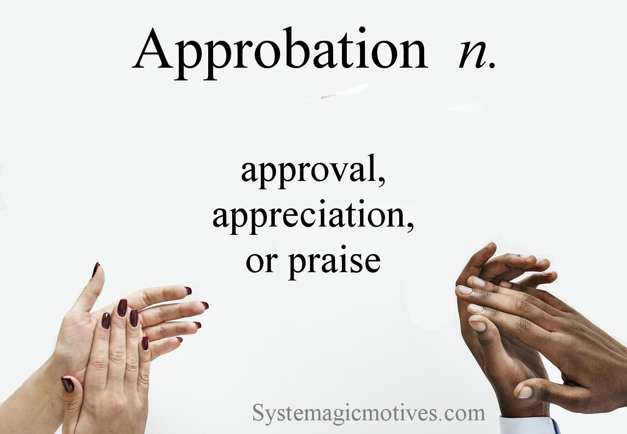 Graphic Definition of Approbation
