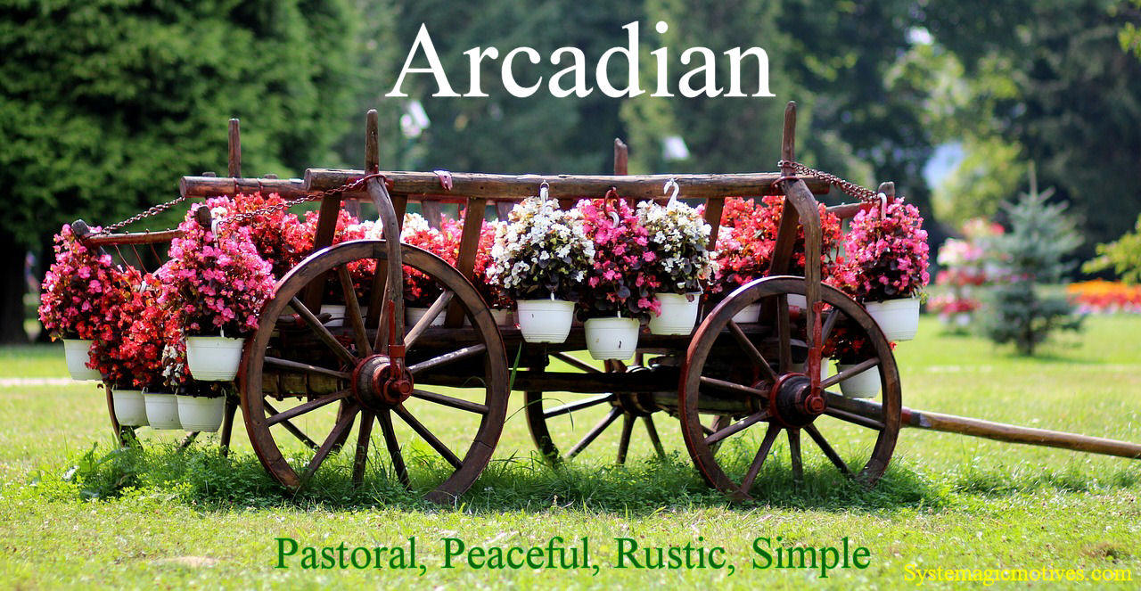 Graphic Definition of 'Arcadian'