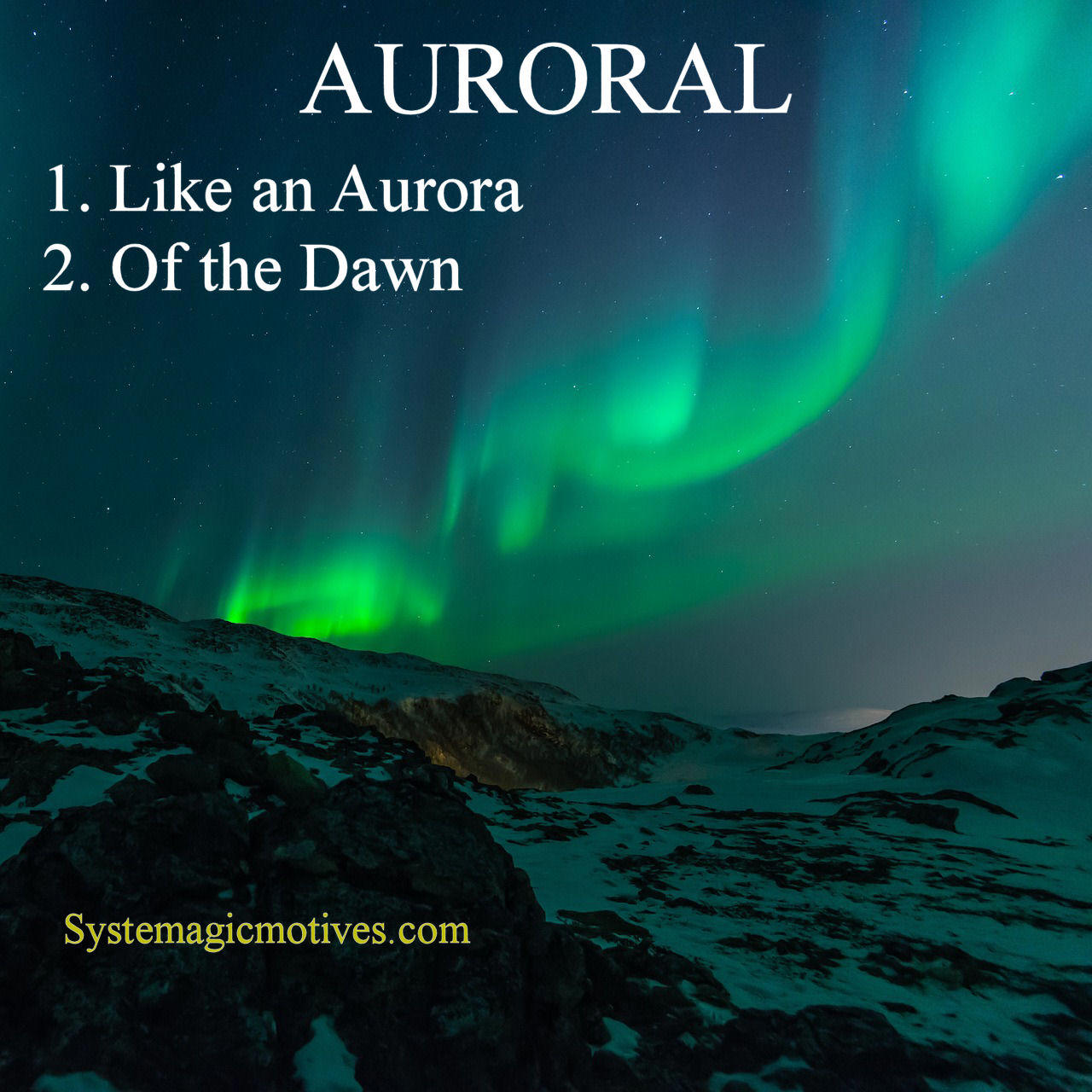 Graphic Definition of 'Auroral'