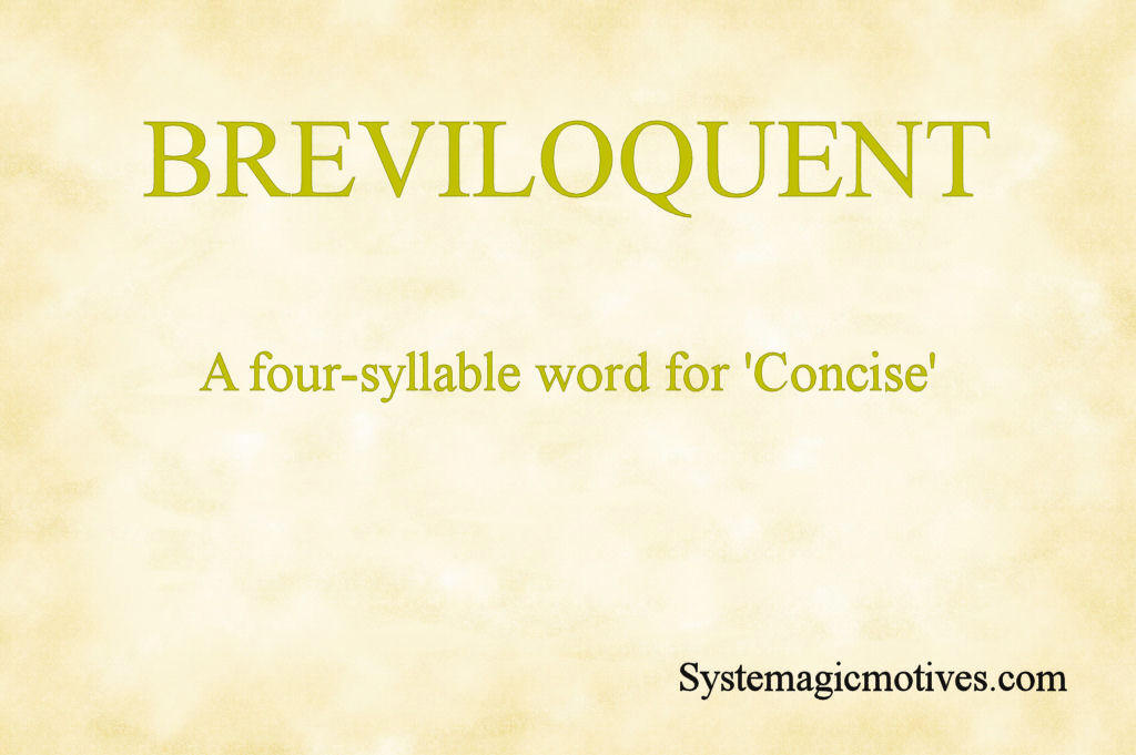 Definition of Breviloquent