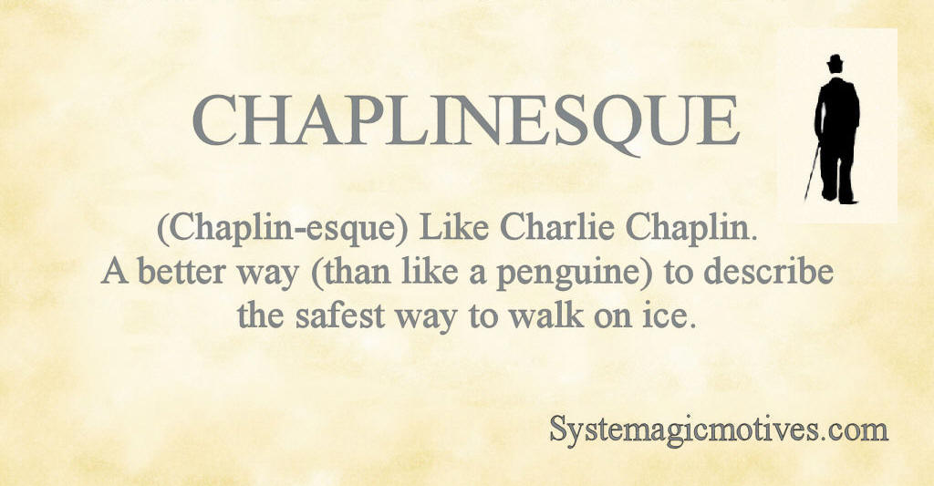 Graphic Definition of Chaplinesque
