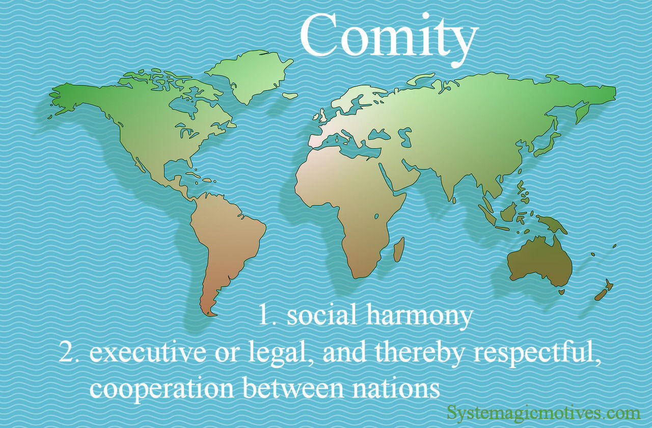 Graphic Definition of Comity