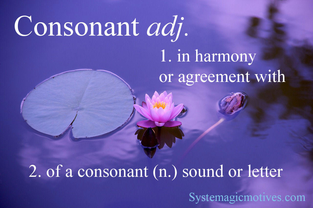 Graphic Definition of Consonant