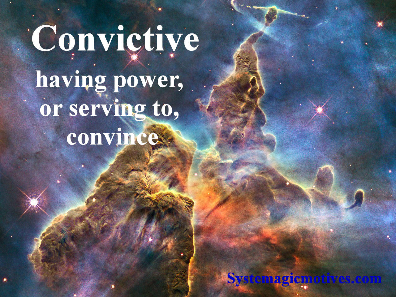 Graphic Definition of Convictive