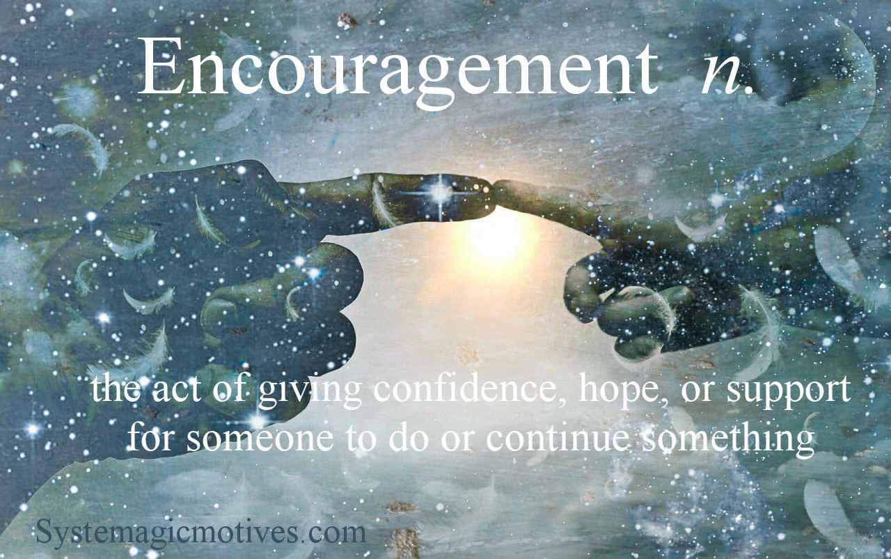 Graphic Definition of Encouragement