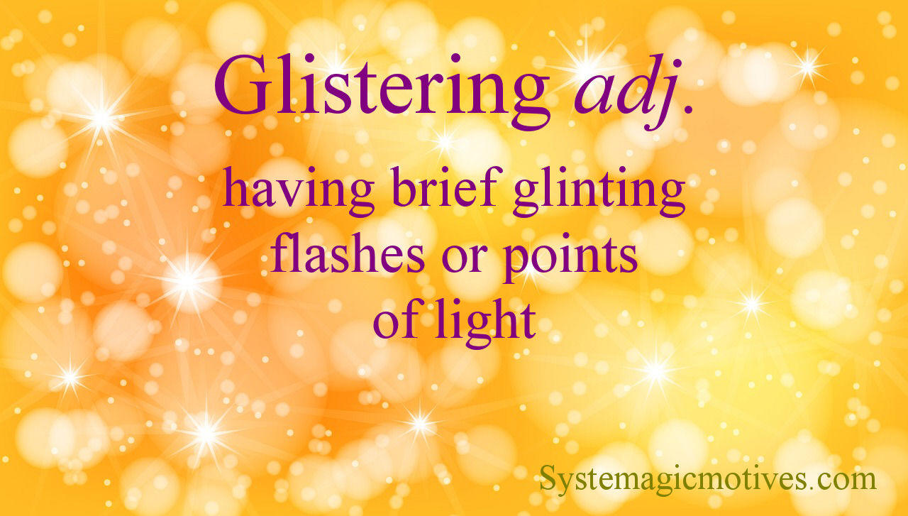 Graphic Definition of Glistering