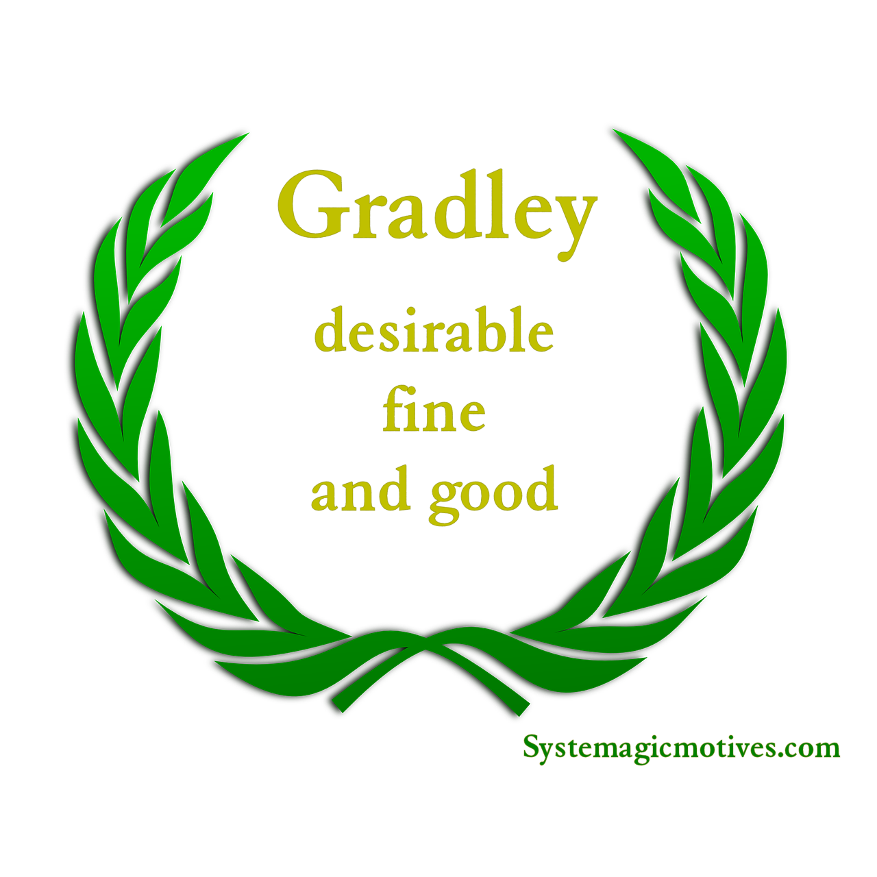 Graphic Definition of Gradely