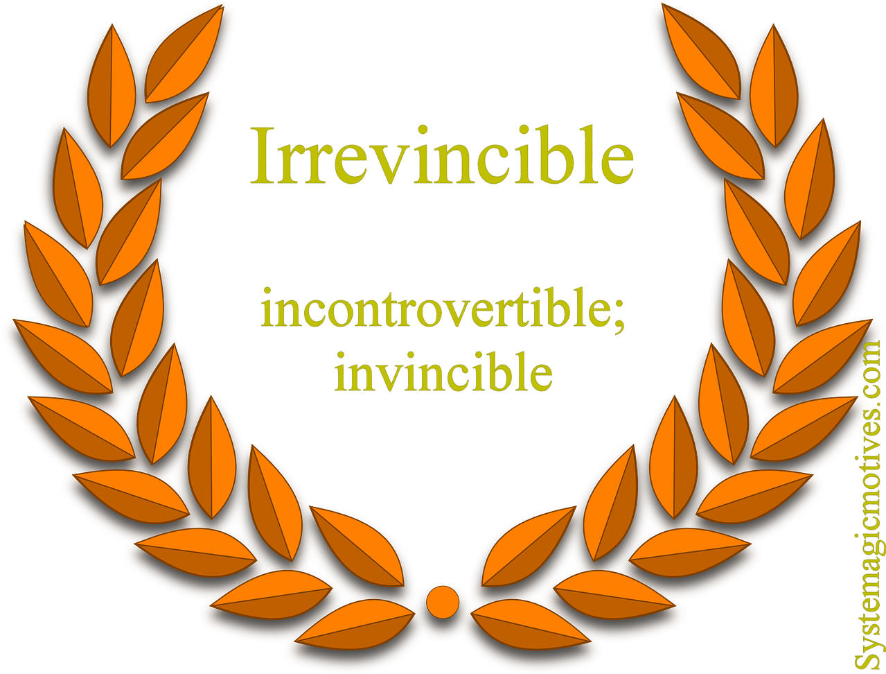 Graphic Definition of Irrevincible
