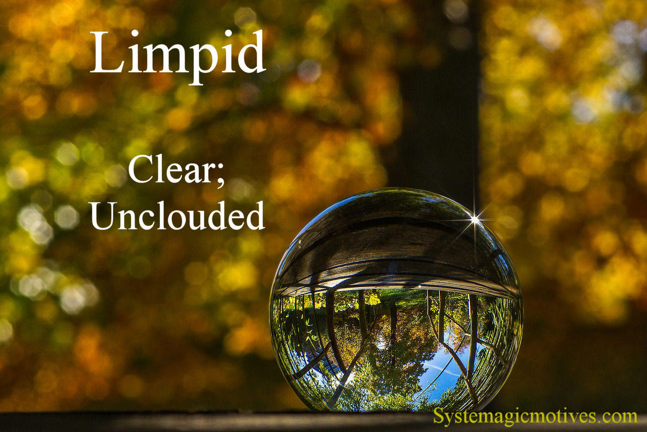 Graphic Definition of Limpid