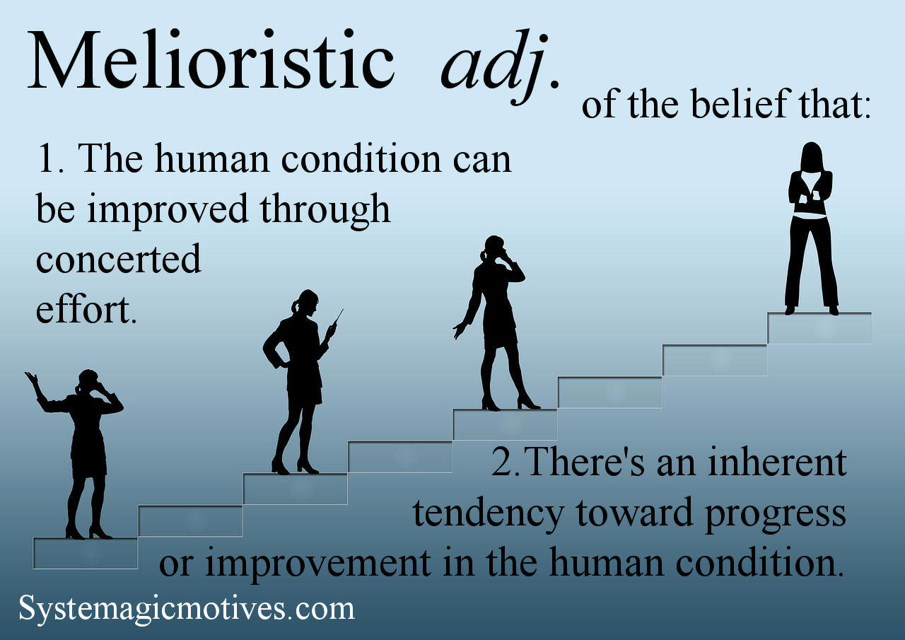 Graphic Definition of Melioristic