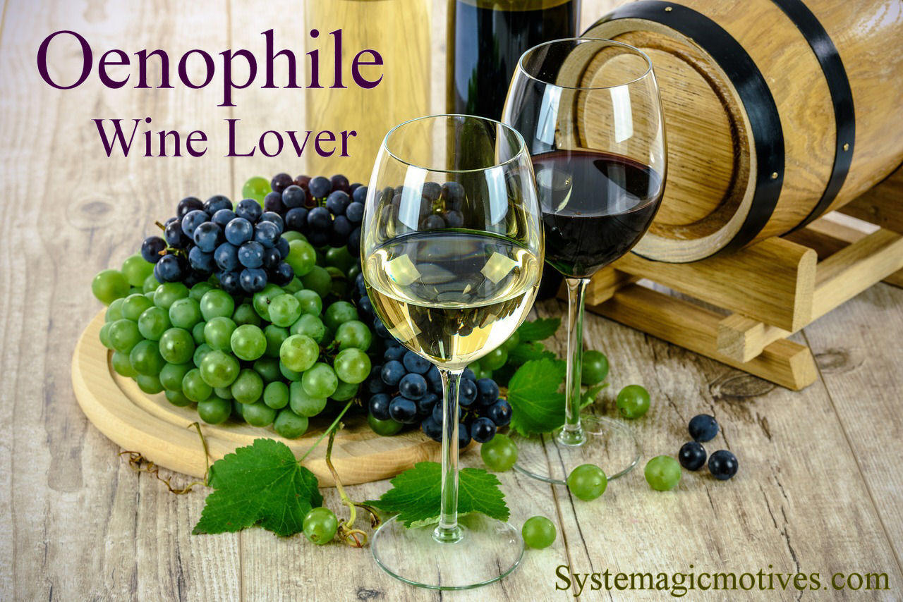 Graphic Definition of Oenophile