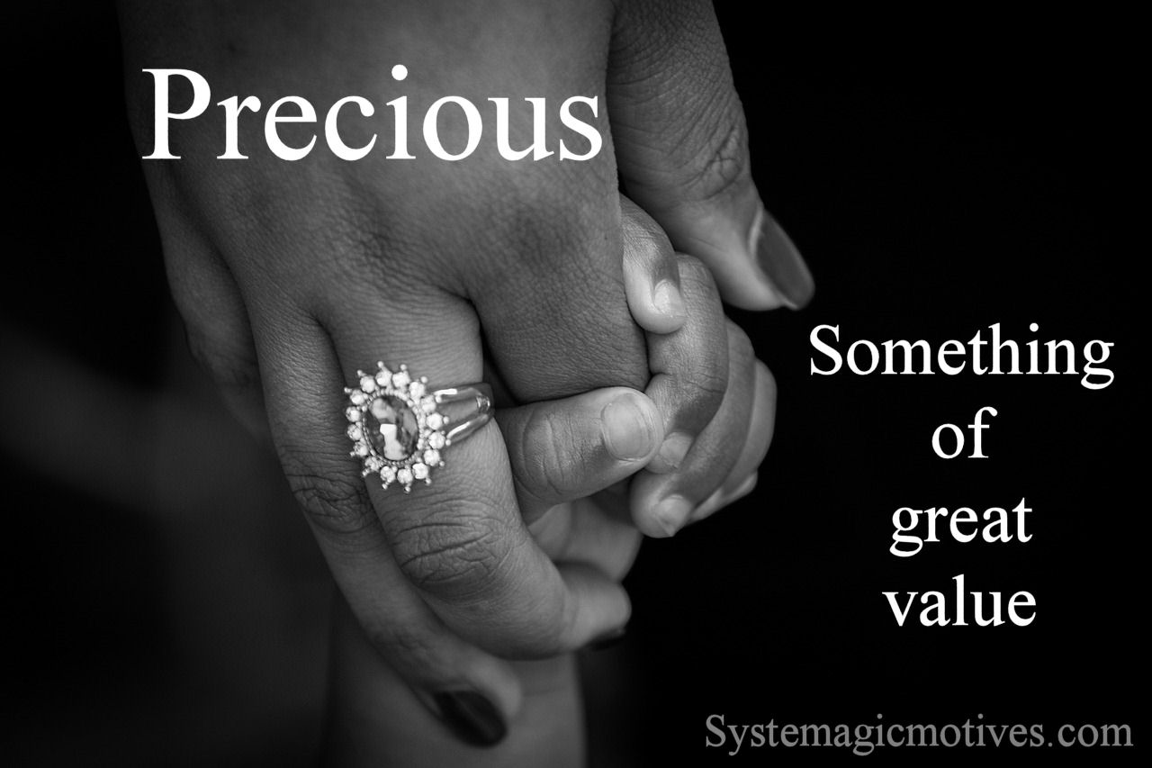 Graphic Definition of Precious