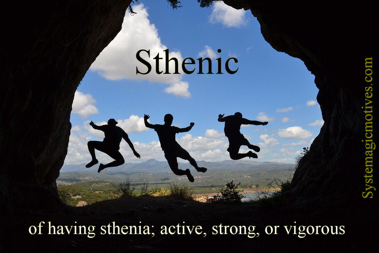 Graphic Definition of Sthenic