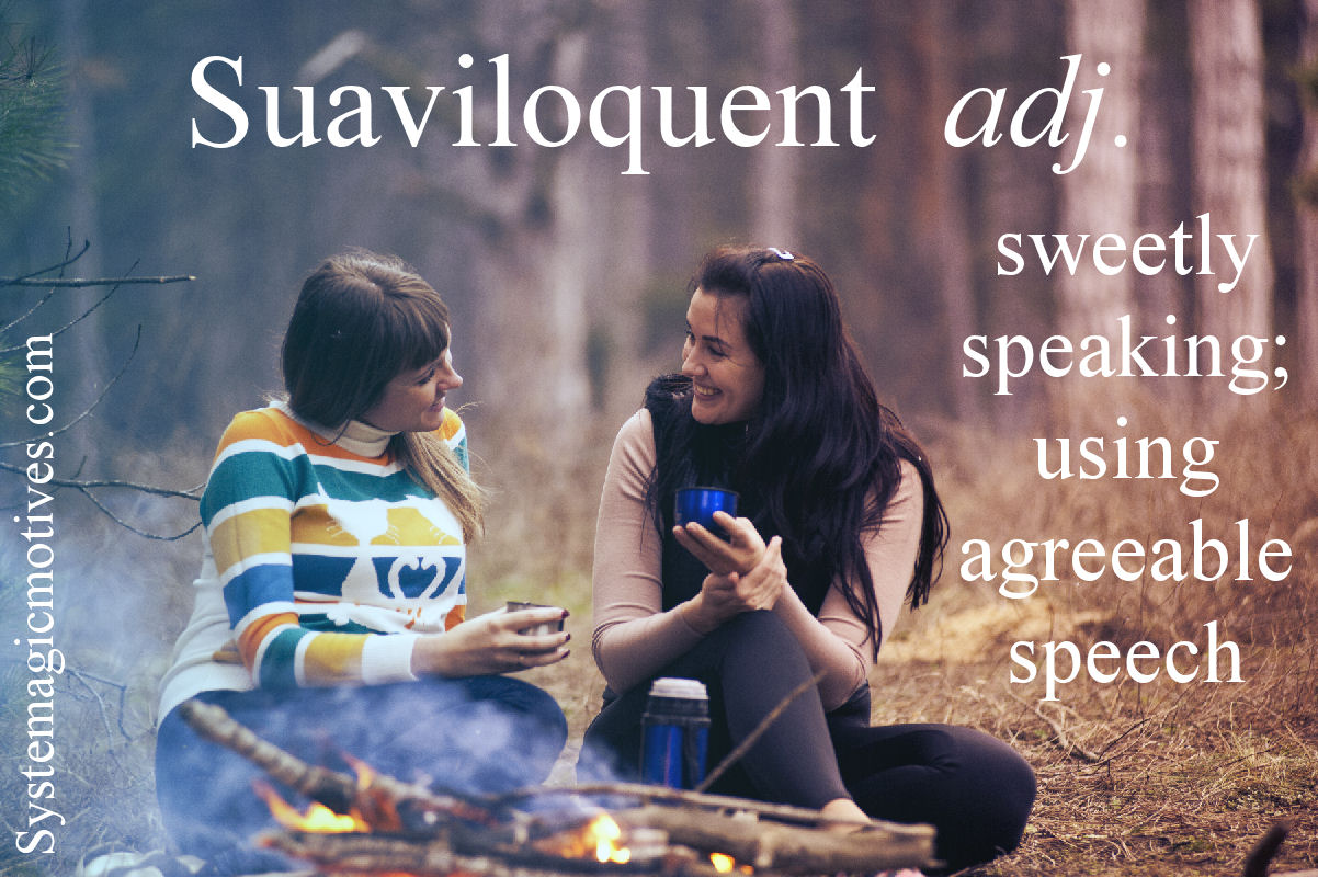 Graphic Definition of Suaviloquent