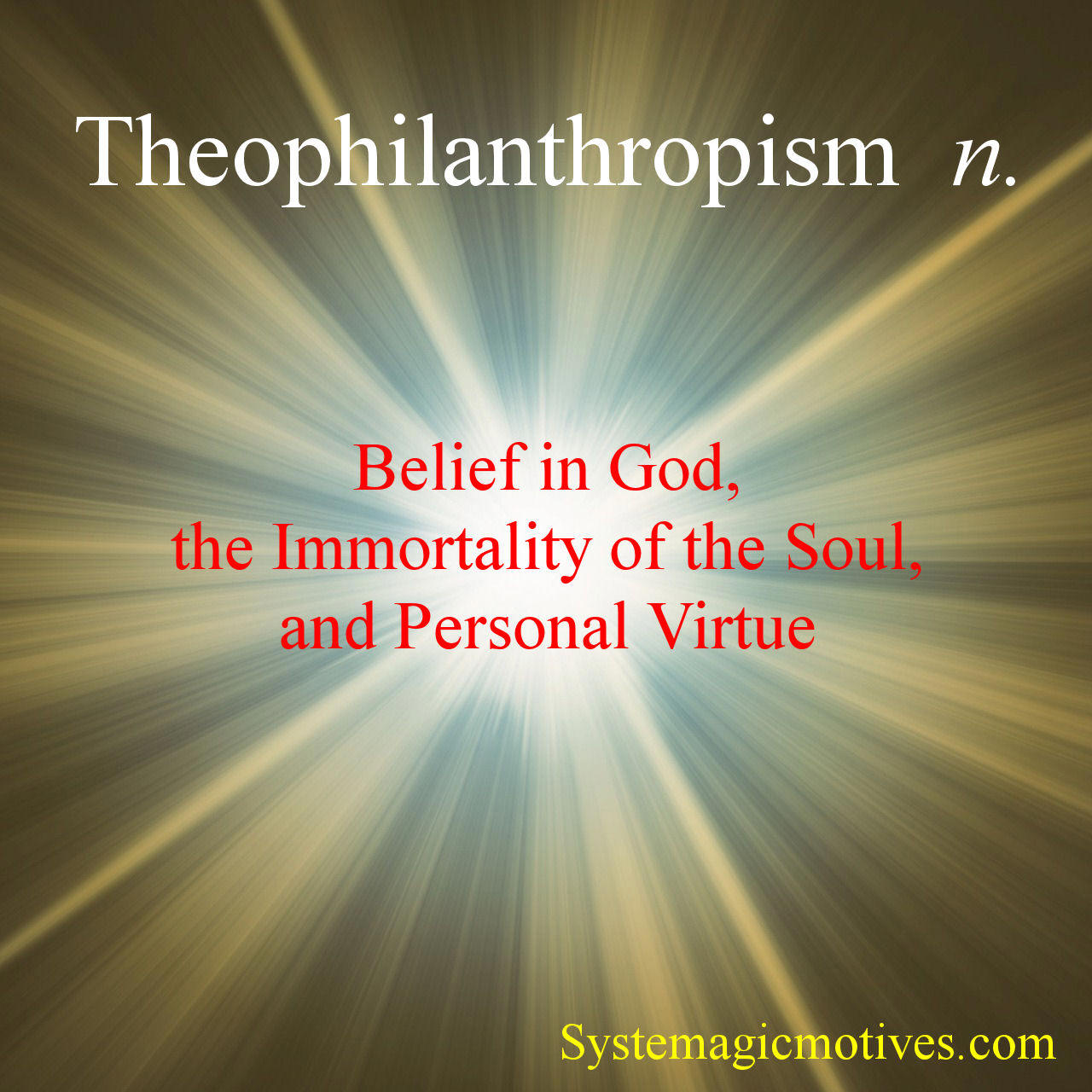 Graphic Definition of Theophilanthropism