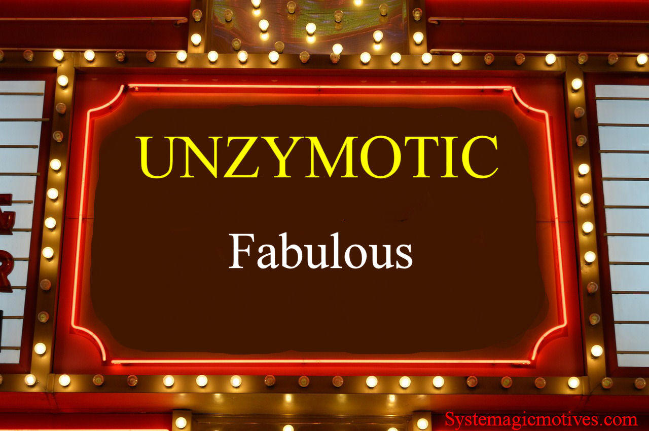 Graphic Definition of Unzymotic