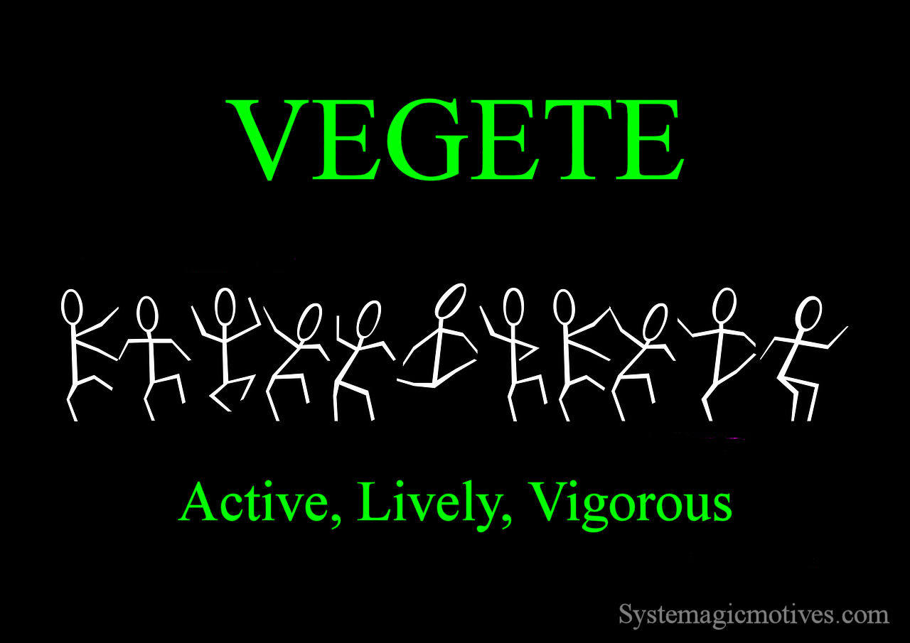 Graphic Definition of Vegete
