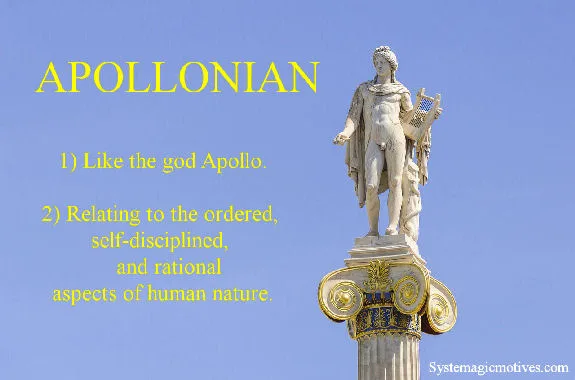 Graphic Definition of 'Apollonian'