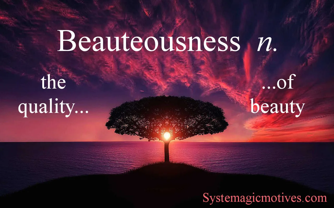 Graphic Definition of Beautiousness