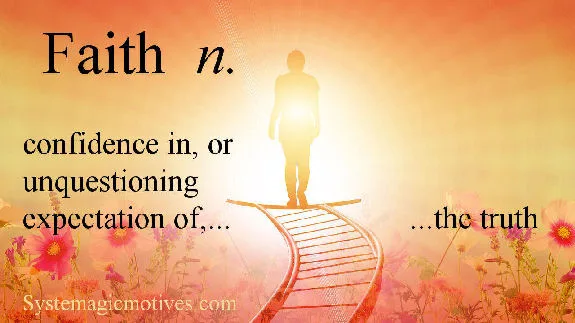 Graphic definition of Faith