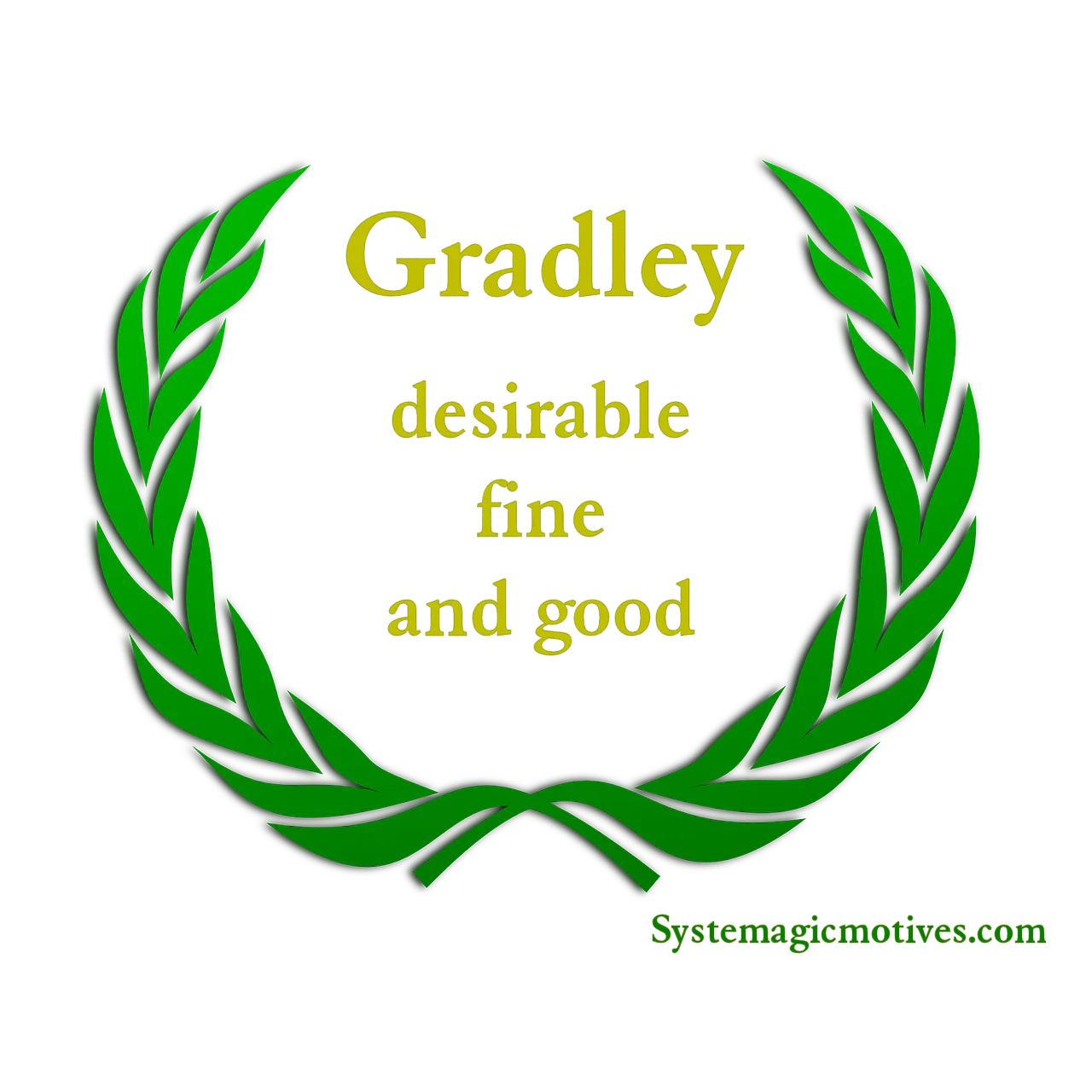 Graphic Definition of Gradely
