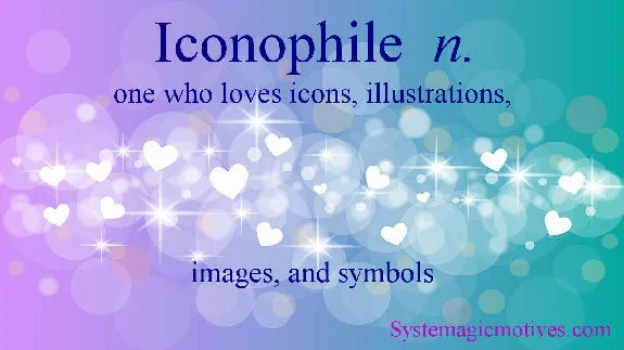 Graphic Definition of Iconophile