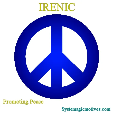 Graphic Definition of Irenic