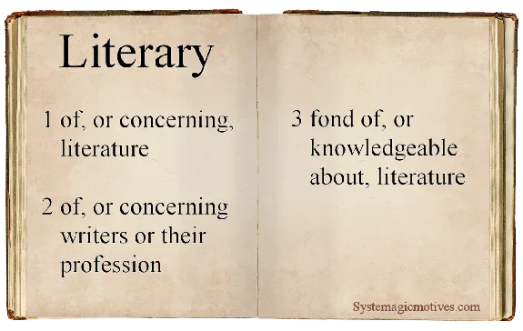 Graphic Definition of Literary