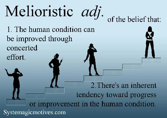 Graphic Definition of Melioristic