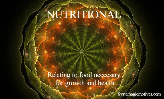 Graphic Definition of Nutritional