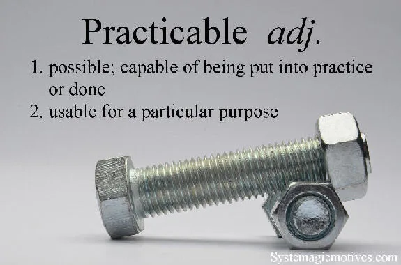 Graphic Definition of Practicable