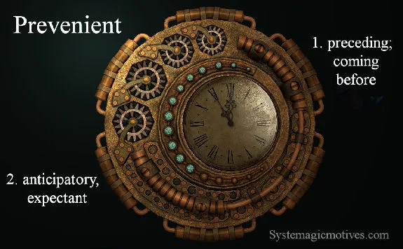 Graphic Definition of Prevenient