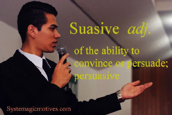 Graphic Definition of Suasive